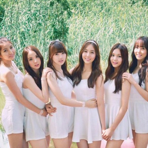 group photo of GFRIEND, me gustas tu era